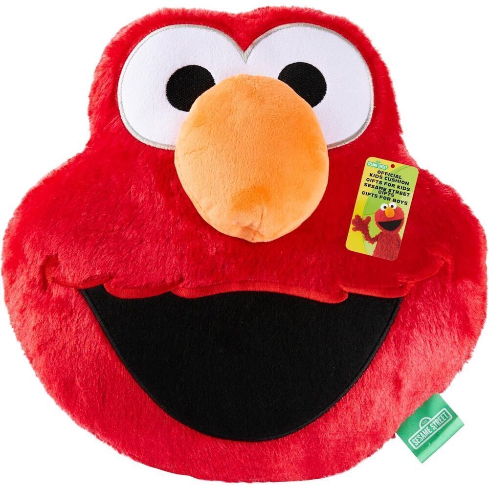 Get Trend Sesame Cushion Pillow Soft Plush Throw Pillow for Kids Tens Adults